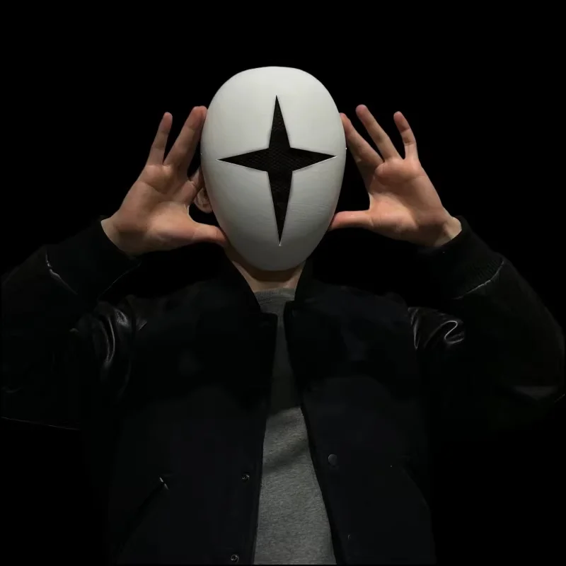 3D Printed Masks Designer Punctuation Masquerade Mask Game Cosplay Costume Accessories Singer DJ Stage Rock Hip Hop Masks
