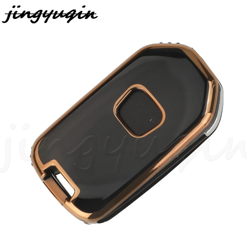 JYQ TPU Auto Key Shell Case Cover For Honda Accord Civic City CRV Jazz XR-V Vezel HR-V FRV Crider Odyssey Remote Car Accessorie