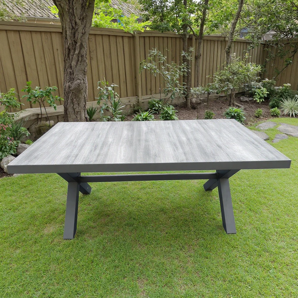 Modern Mini Table Elegant Garden Set for Outdoor Entertaining Comfortable and Stylish for Courtyard Park Farmhouse or Villa