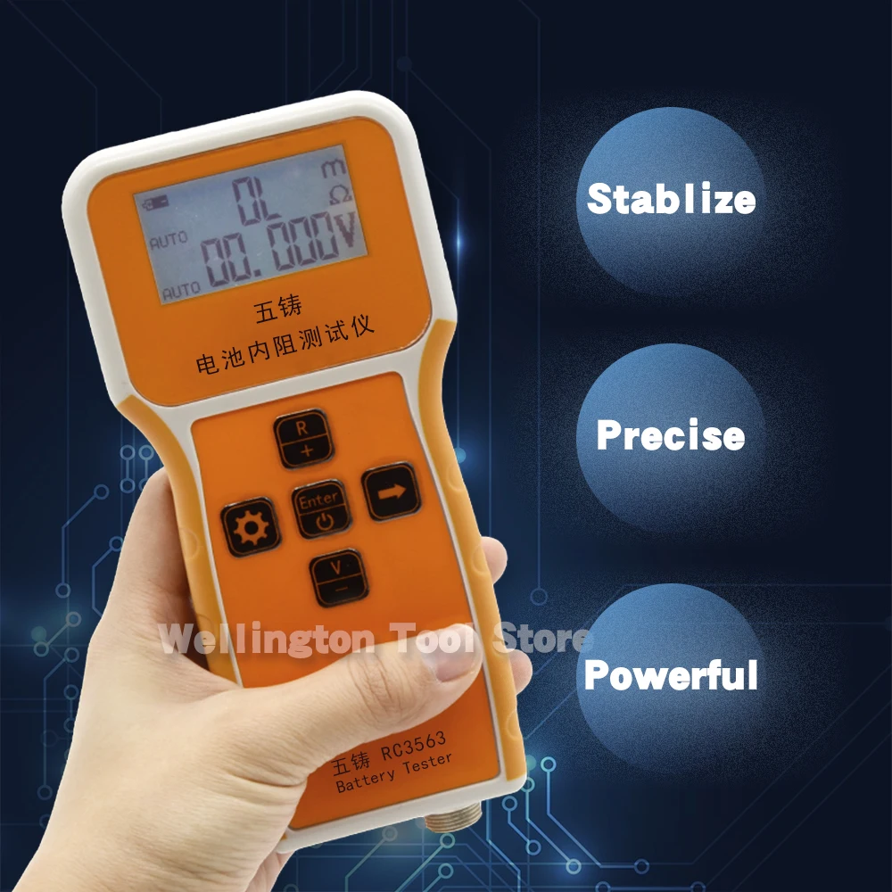 RC3563 Battery Internal Resistance Tester Internal Resistance Detector Lithium Nickel Chrome Battery analyzer True Four-wire AC