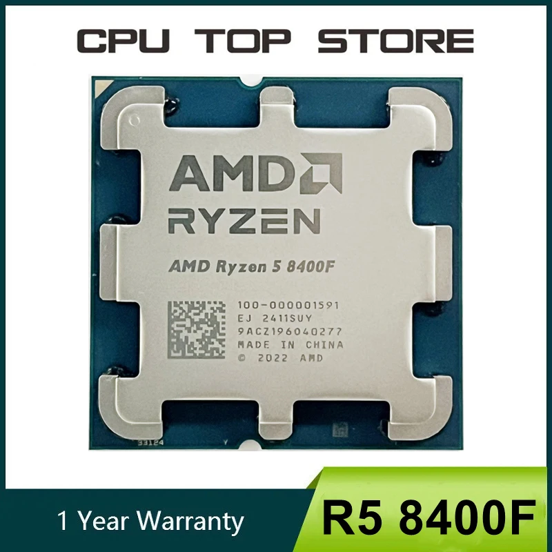 AMD Ryzen R5 8400F 5 8400F 4.2GHz 6-Cores 12-Threads Desktop computer processor AM5 Socket CPU