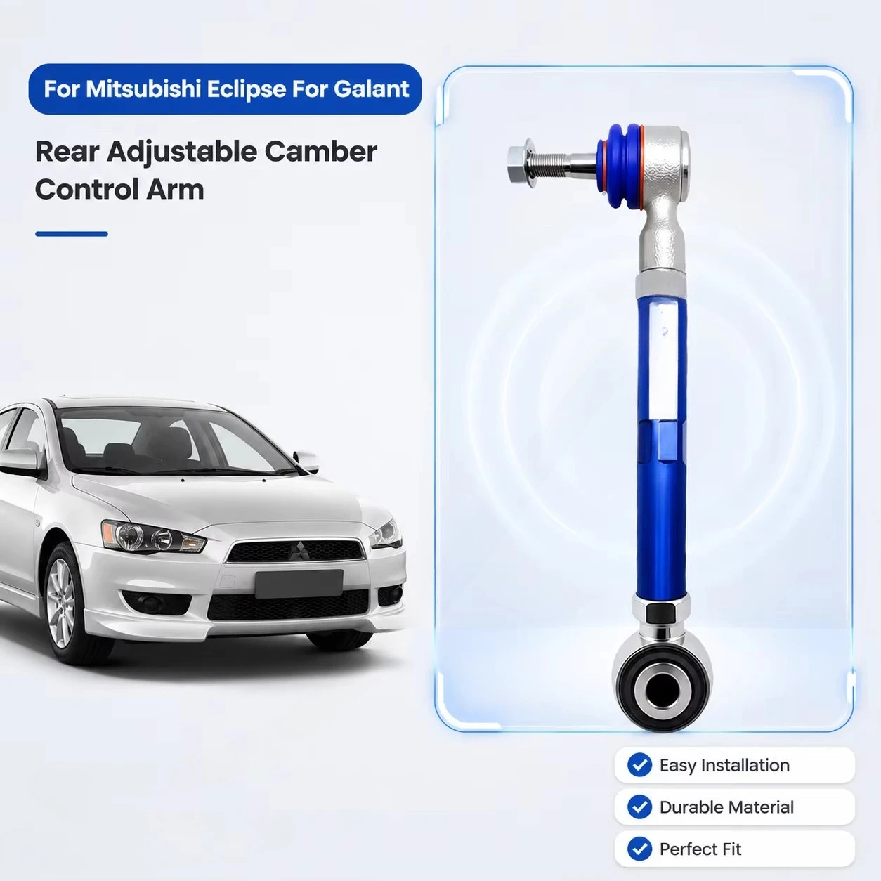 Wheel Alignment Control Arm For Mitsubishi Eclipse For Galant Rear Adjustable Camber Vehicle Suspension Geometry Replacement