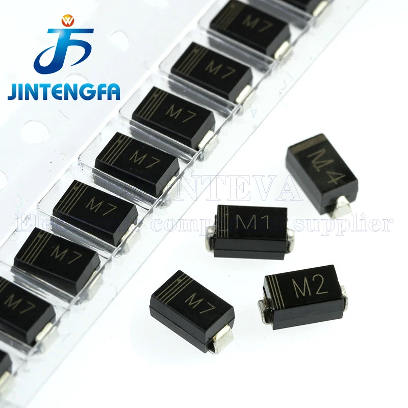 100PCS 1N4007 IN4007 4007 1N4007W 1N4007WS DO-41 M7 SMA DO214-AC SOD123FL SOD323 1A 1000V DIP SMD gleichrichter Diode A7 T7 D7 – Detail 6
