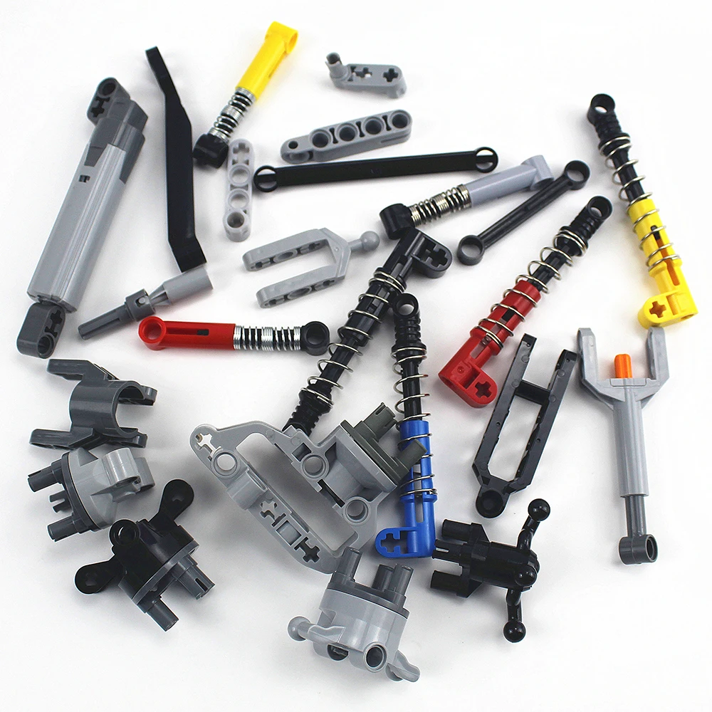 Technical Parts MOC Hard Spring Shock Absorber Compatible with Lego Assembles Particles Building Block Bricks Toys 92693 76537