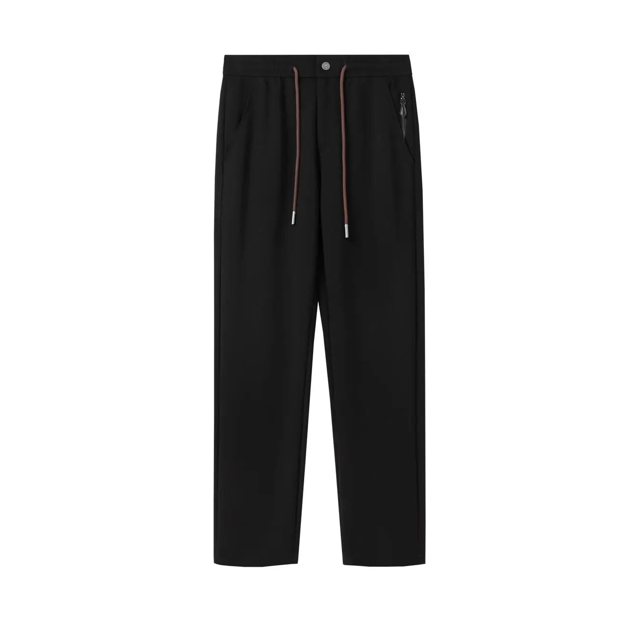 Pantalones de salón con máscara ligera unisex, corte 3D sedoso al tacto fresco con cordón, transpirable para viajes diarios/hogar, Fave Cool Touch
