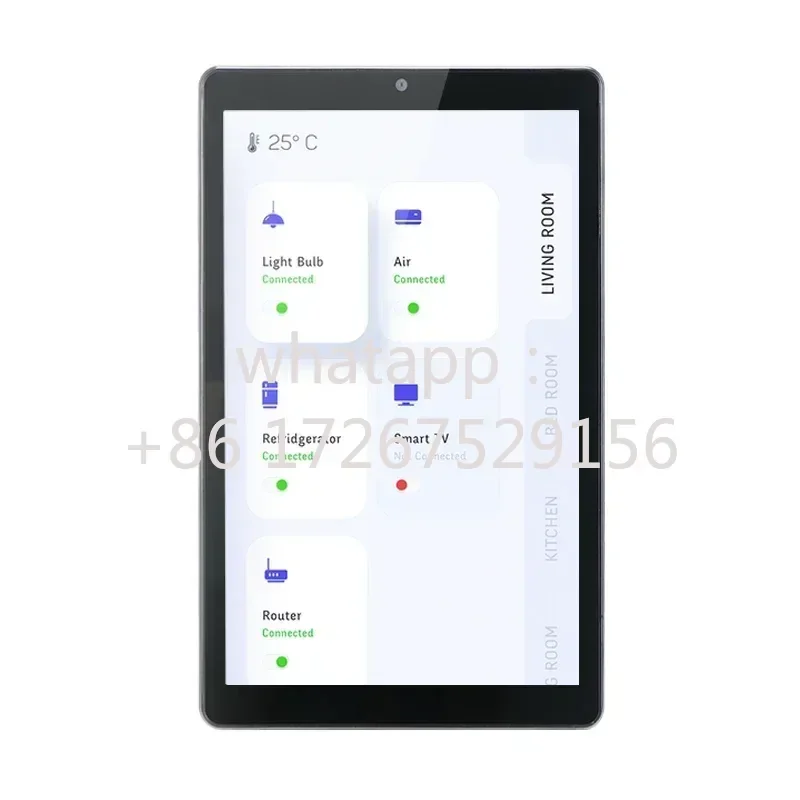 2023 Sunworld YC-SM08P New 8 inch Embedded control touch panel Android 11 tablet pc with rj45 poe