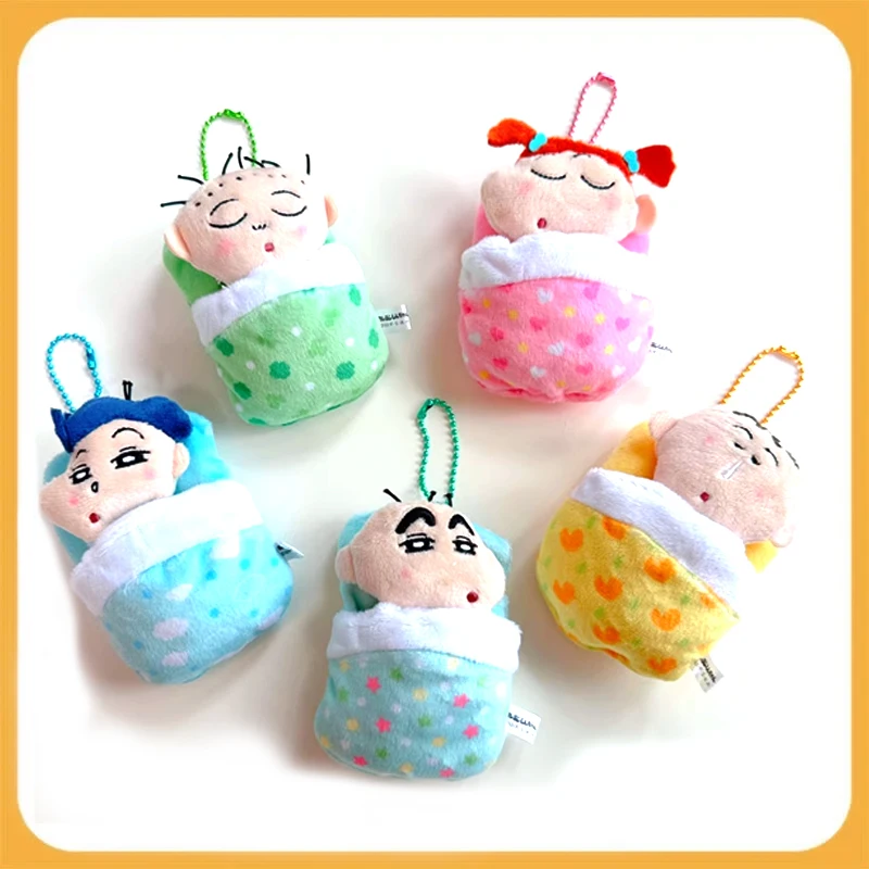 

Crayon Shin-chan Chunri Defense Force Sleeping Bag Plush Doll Pendant Japanese Cartoon Doll Pendant Gift