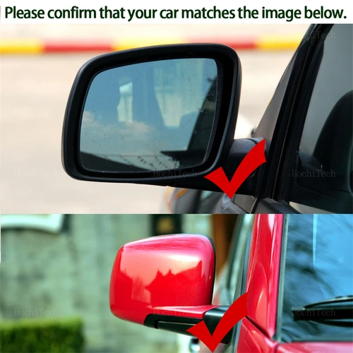 Imagen 2 del producto Para Dodge Journey JCUV 2009-2019 accesorios lado izquierdo o derecho espejo retrovisor de cristal con calefacción lente