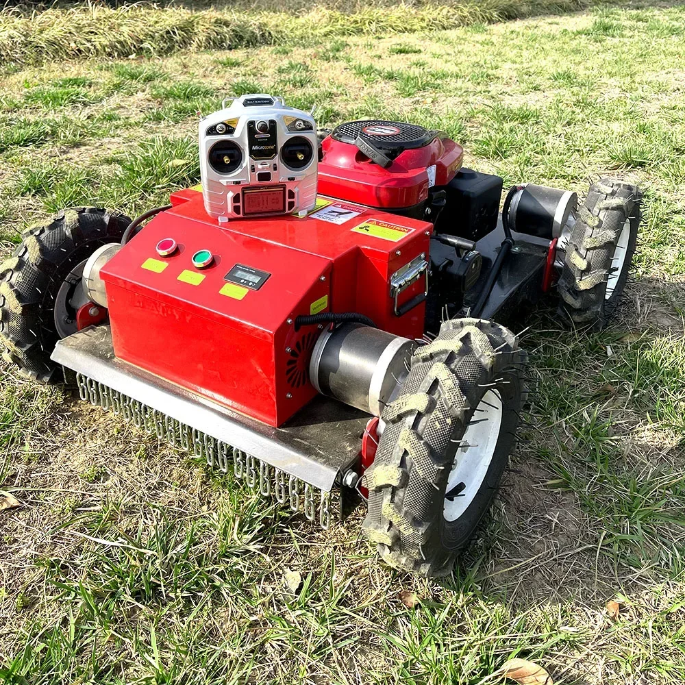 Remote Control Four-Wheel Mower Orchard Wasteland