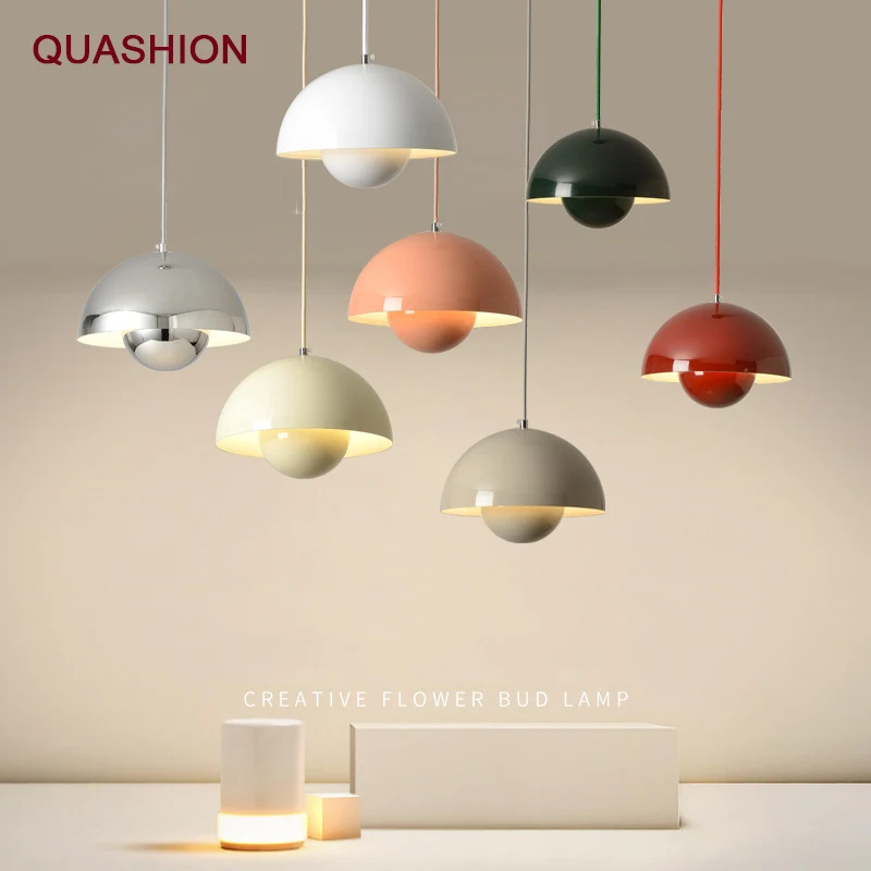 

Nordic Colorful Pendant Light for Living Room Bedroom Modern Denmark Indoor Decorative Hanging Lamp Kitchen Bedroom Decor Lamps