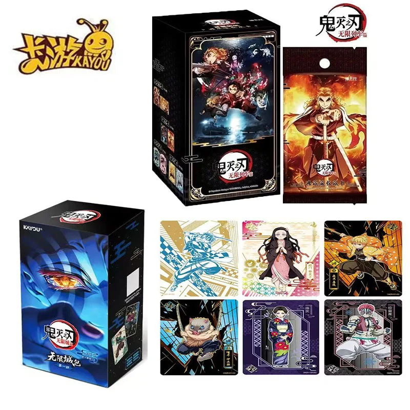 

KAYOU Genuine Demon Slayer: Kimetsu No Yaiba Card Infinite City Series Game Animation Game Collection Cards Peripheral Toys Gift