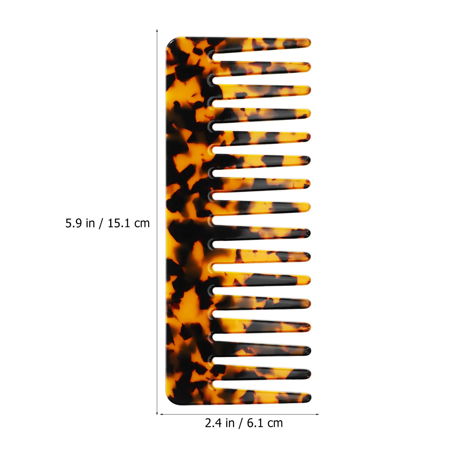 Anti-Static Hair Comb Premium Acetate Sheet Material Stylish Pattern Detangling Stylist Comb for Men Women Detangling Hair Brush