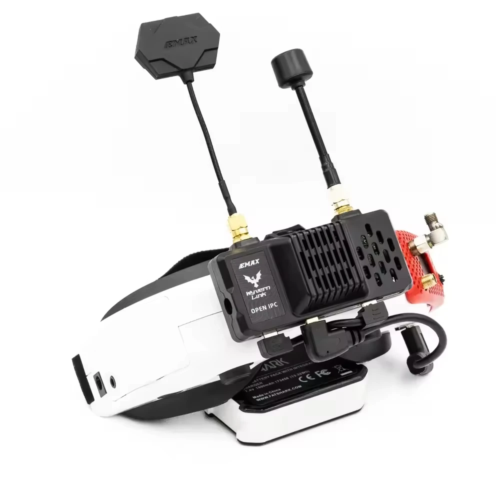 EMAX OpenIPC Wyvern Link Alpha 800mW VTX FPV Goggle VRX Low Latency HD Video Transmission Aluminum Shell RC Drone Parts