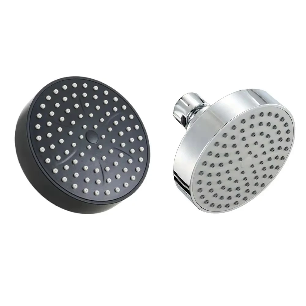 Rotatable 4 Inch Wall Mounted Shower Faucet Compact Lightweight Adjustable Rainfall Shower Sprayer Head view 2