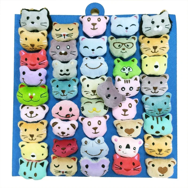 10-30pcs Cute Animal Plush Dolls Rabbit Bear Panda Stuffed Toys Mini Girl Plush Claw Machine Doll Accessories Toys Gift