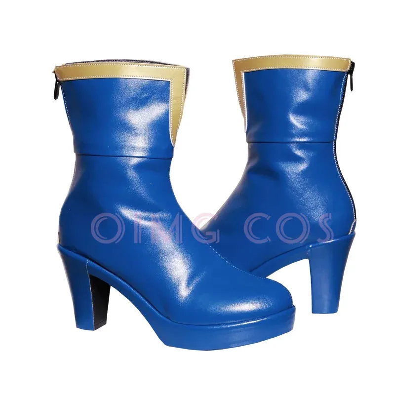 Puella Magi Madoka Magica Miki Sayaka Cosplay men Shoes Anime Chinese Style Halloween Role playing props for  Game