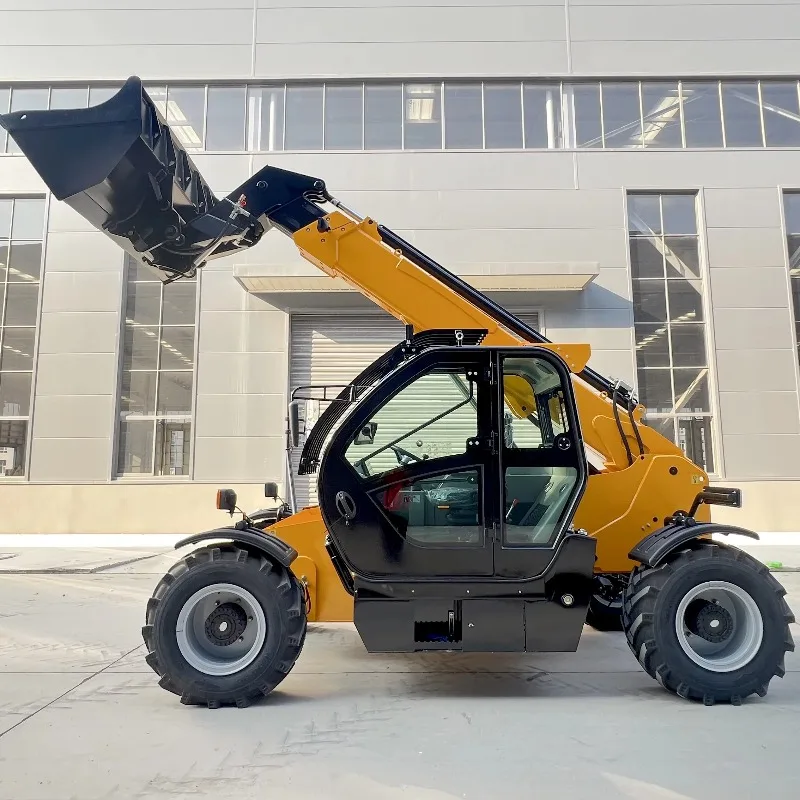 Customized Hydraulic 4X4 Telehandler Boom Lift Loader 3-5ton 7m-18m Forklift Telescopic Forklift With EPA Diesel Engine For Sale