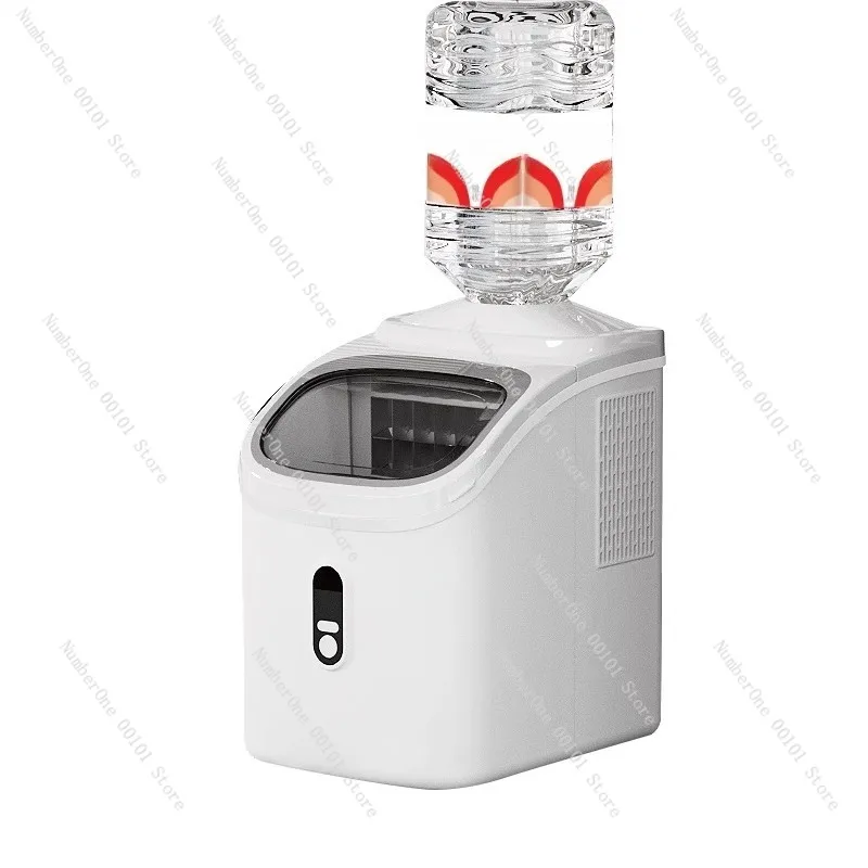

Commercial Cube Ice Maker, Low Power Fully Automatic Ice Machine, Small Office and Home-use Ice Maker for Drinks