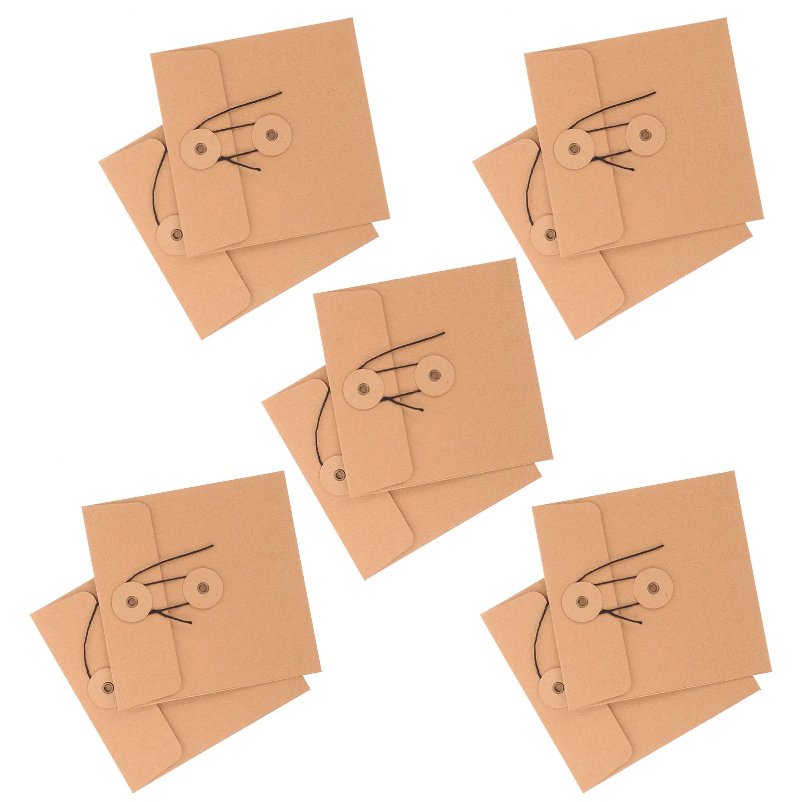 

10 Pcs Packaging Bags CD Kraft Paper Envelop DVD Storage Holder Sleeves Mailers Envelopes