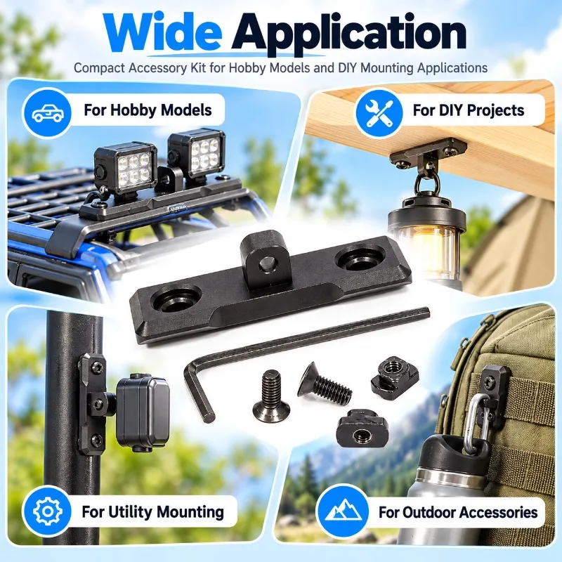 Hobby Model Installation Connection Adapter, Aluminum Alloy Outdoor Fittings