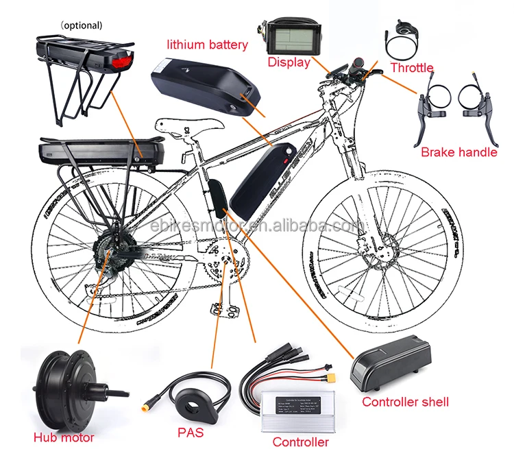 2021 10inch electric scooter 1000 watt hub motor electric scooter three wheel conversion kit