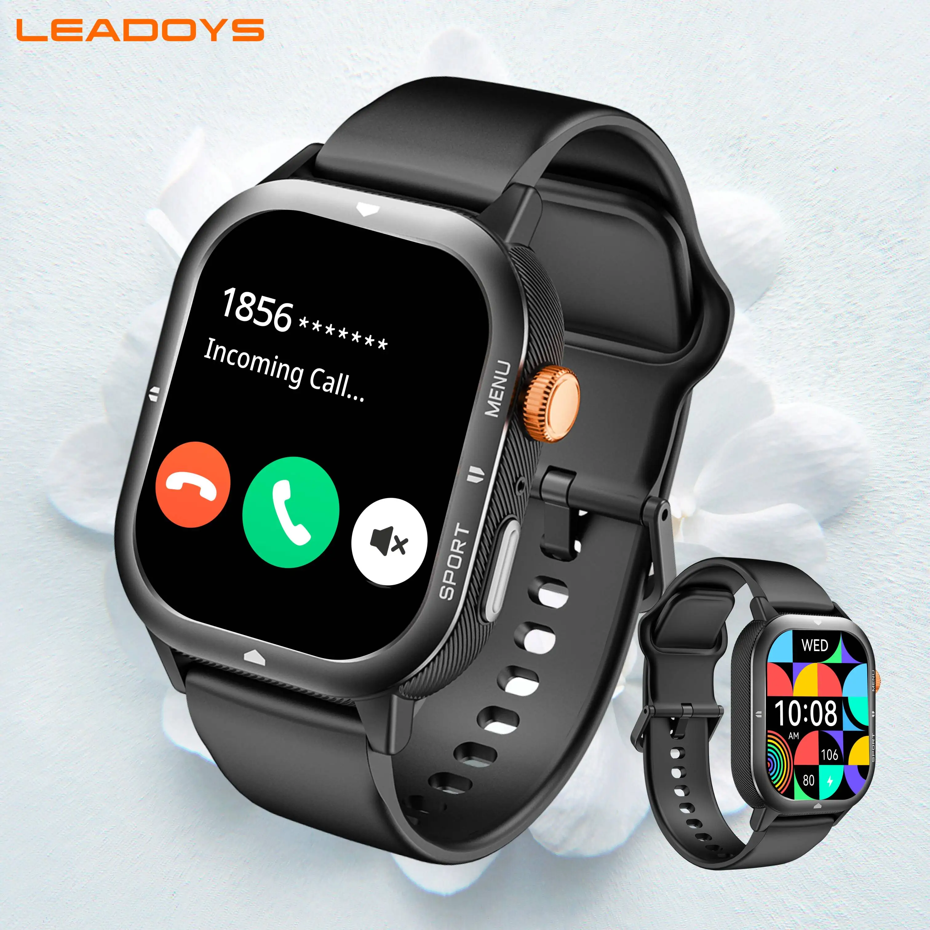 

LEADOYS C30 Smart Watch Fashion Design Sports Pedometer Waterproof for Active Lifestyle Health Management Gift for New Year
