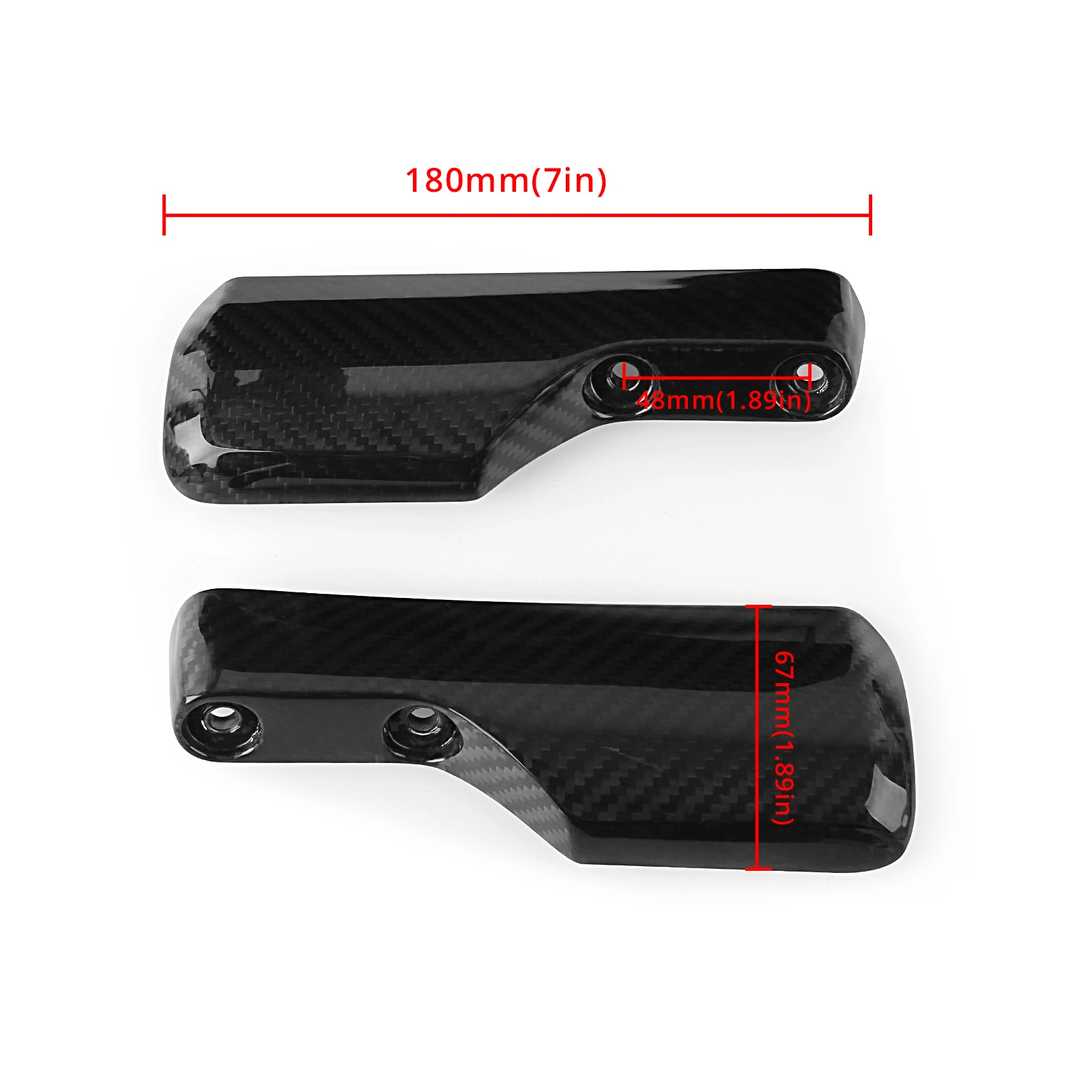 for Honda Monkey 125 Z125 Monkey125 2018-2024 Front Fork Guard Lower Protector Cover Carbon Fiber Motorcycle accessories