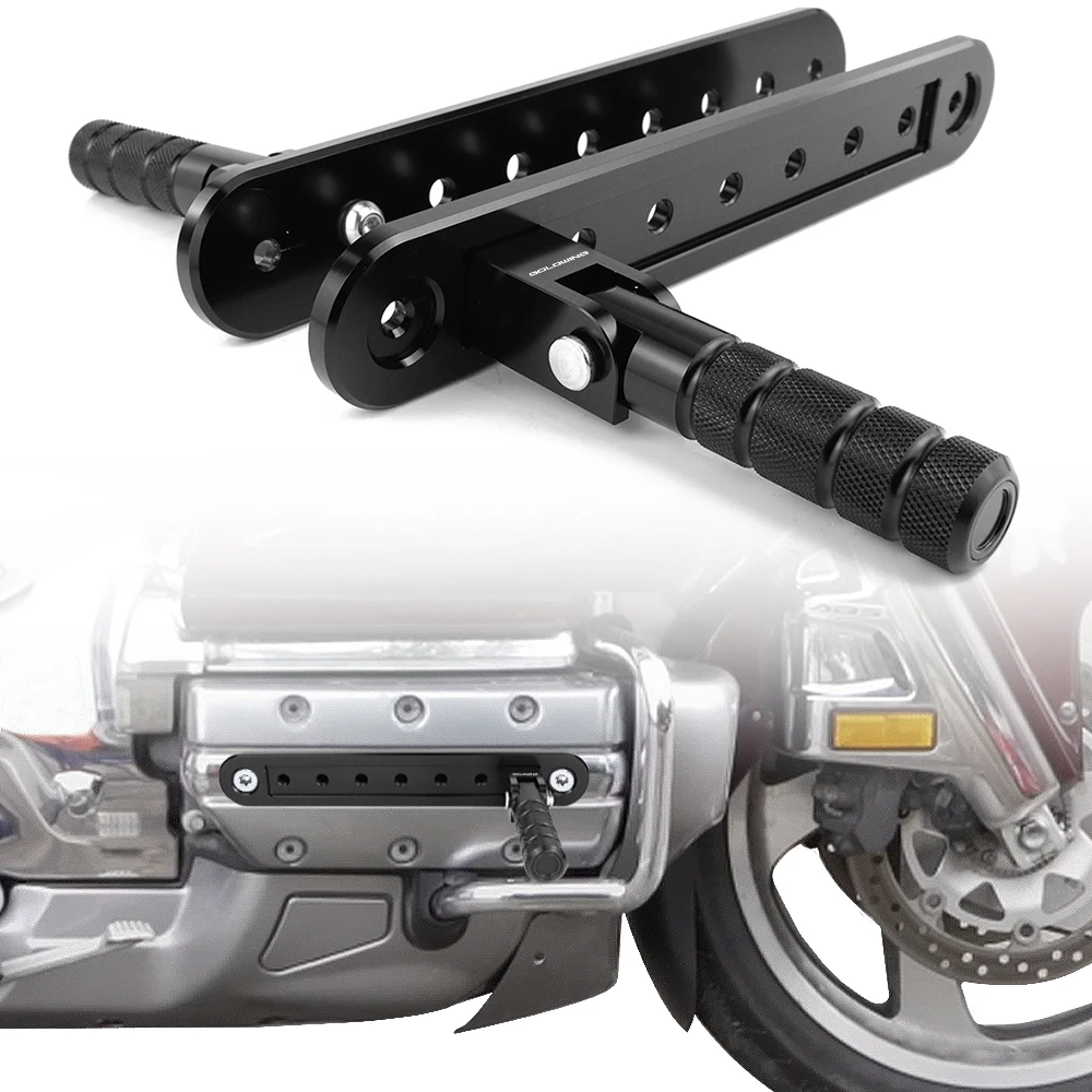 

For Honda GL1800 Gold Wing 2004-2013 2014 2015 2016 2017 Footrest Kit Highway Peg Mounts Motorcycle Rider Adjustable Foot Pegs
