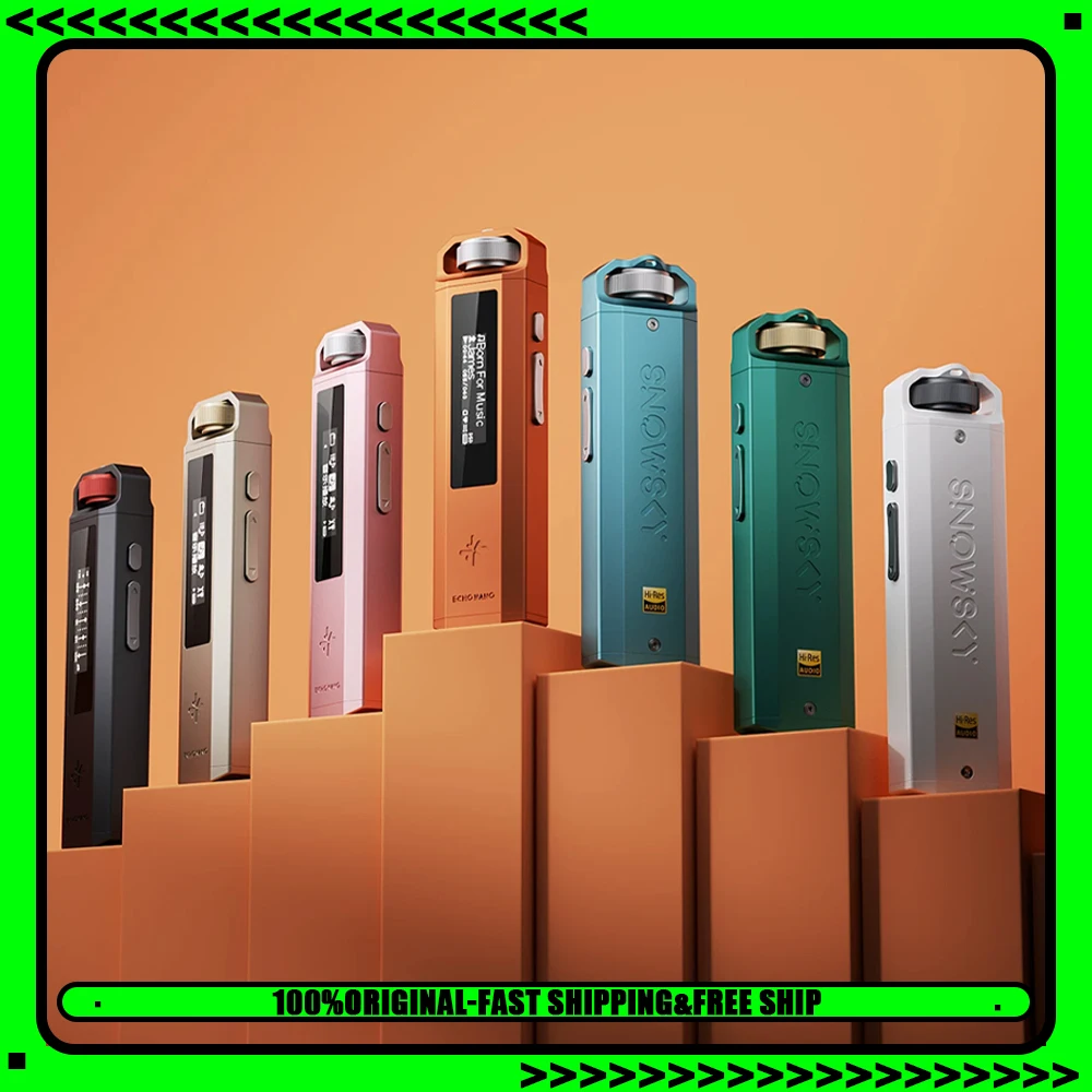 FiiO SnowSky ECHO NANO 휴대용 스마트 뮤직 플레이어 OLED 스크린이 장착된 고해상도 무손실 HiFi MP3 플레이어 DSD/WAV/FLAC/APE/MP3/M4A/OGG