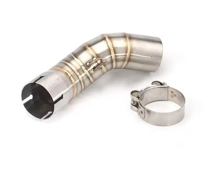 For Kawasaki Z900 2017-2021 Z900E z900 A1 A2 17-23 Escape Motorcycle Exhaust Tail Link Pipe 51MM Slip-On Blue Tail Muffler Pipe