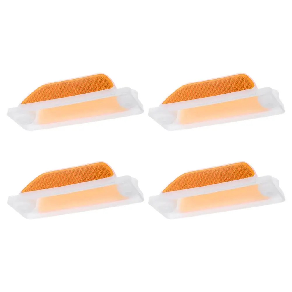 4 Pcs Reflective Delineators Driveway Markers Road Reflector Pavement Traffic Light Highway Safety Induction Marker Garage