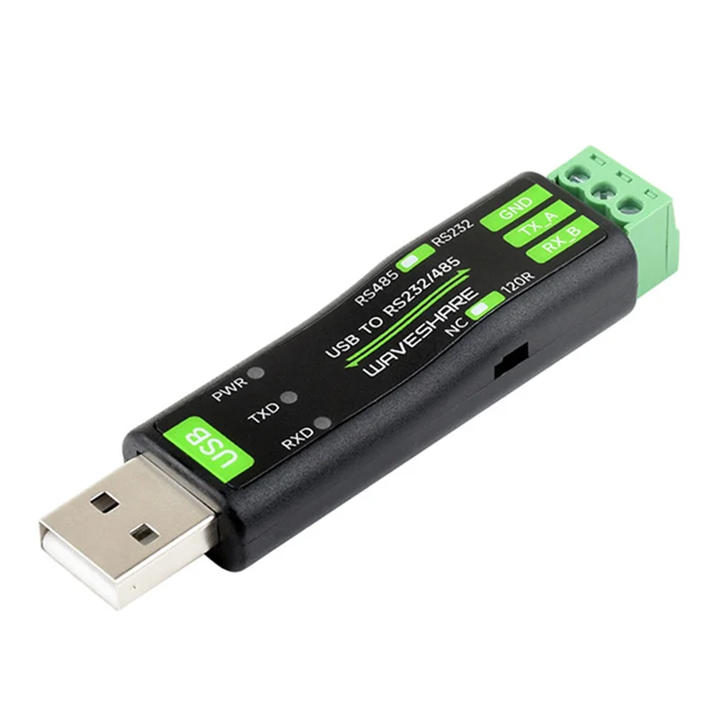 Waveshare USB To RS232/485 Serial Communication Converter FT232RNL For Mac Linux Android Win 11/10/8.1/8/7