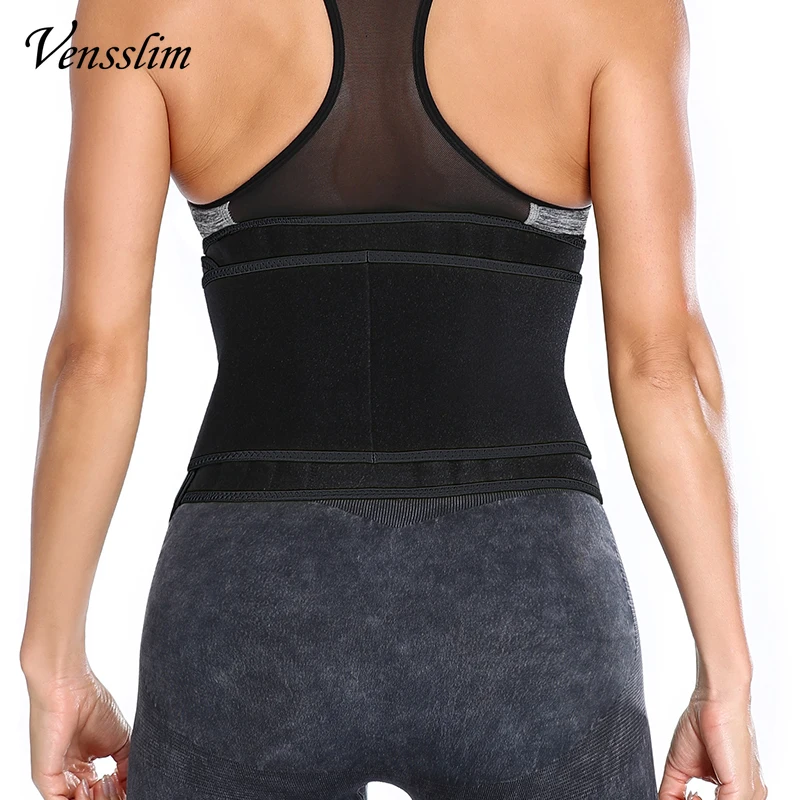 Vensslim Waist Trainer Women Belly Slimming Tummy Control Shapewear Sauna Sweat Trimmer Belt Slimmer Workout Body Shaper Corset