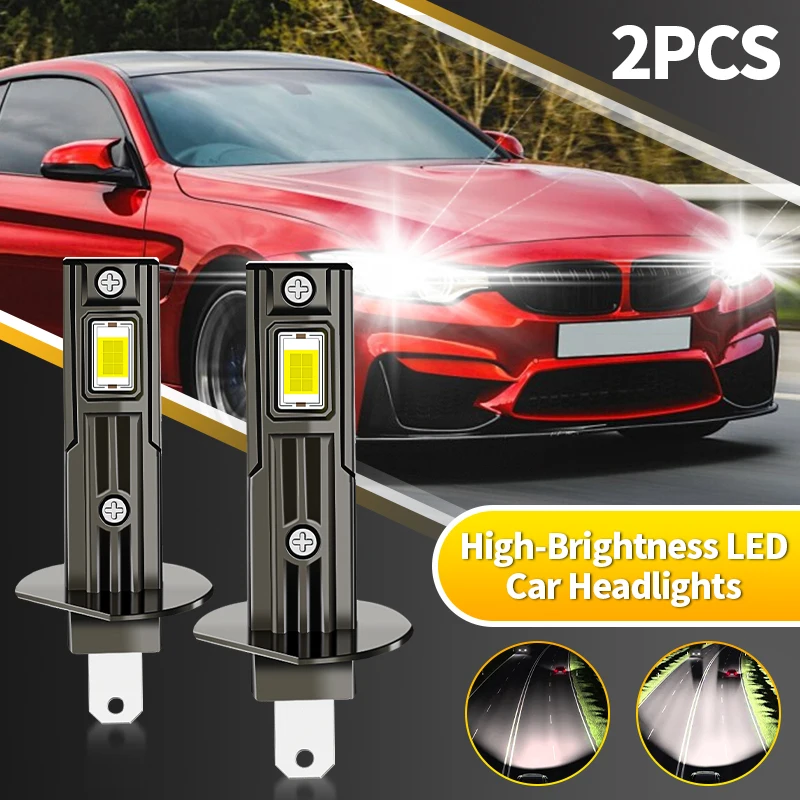 

H1 Led Bulb 70W Super Bright Spotlights Light for Car 6000K Plug And Play Automobile Headlight 1:1 Mini Size Fog gers Lamps 12V