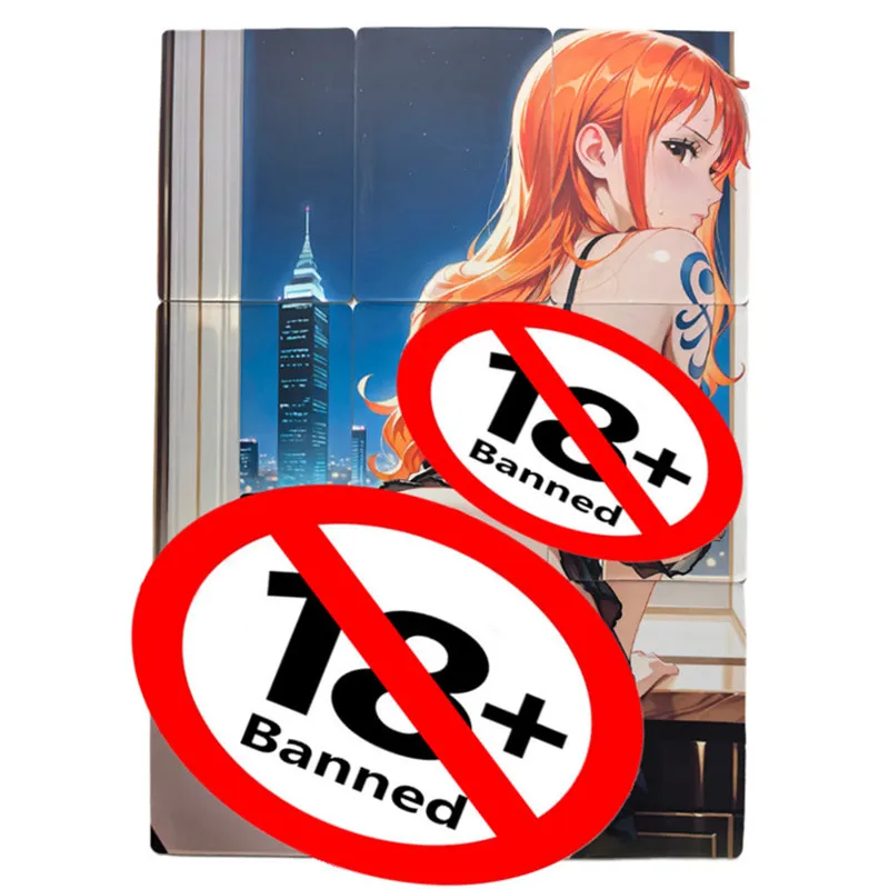 การ์ดอนิเมะเซ็กซี่ 9 ชิ้น/ชุด วันพีซ นามิ เทพธิดาเปลือย การ์ดเกมสำหรับผู้ใหญ่ ACG 18+ การ์ดสะสมการ์ตูน เกม ของเล่น ของขวัญ