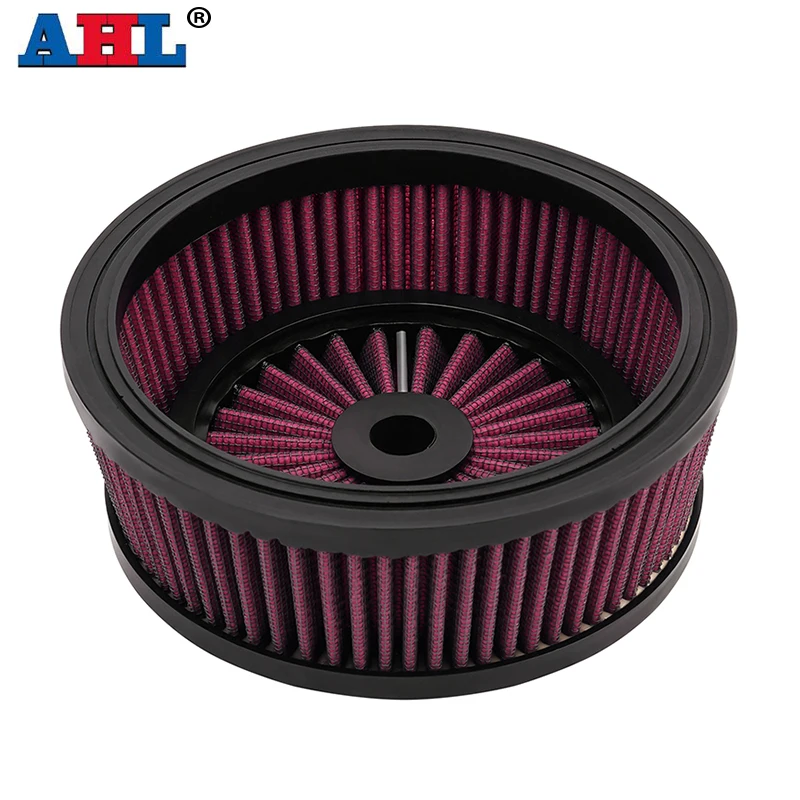 

AHL Motorcycle Air Filter For Harley Sportster 1991-2019 Softail Dyna FXDLS 2016-2017 Touring 1993-2016 Trike 2008-2016 FXR