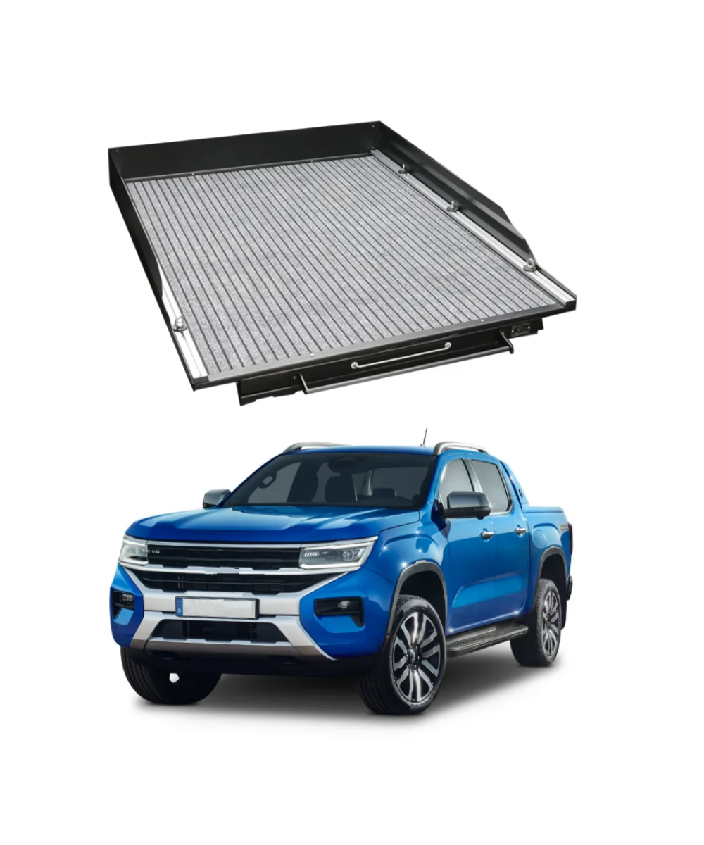 Customizable Aluminum Alloy Elevate Outdoor Slide-Out Truck Bed Tray Cargo Glide For Volkswagen Amarok