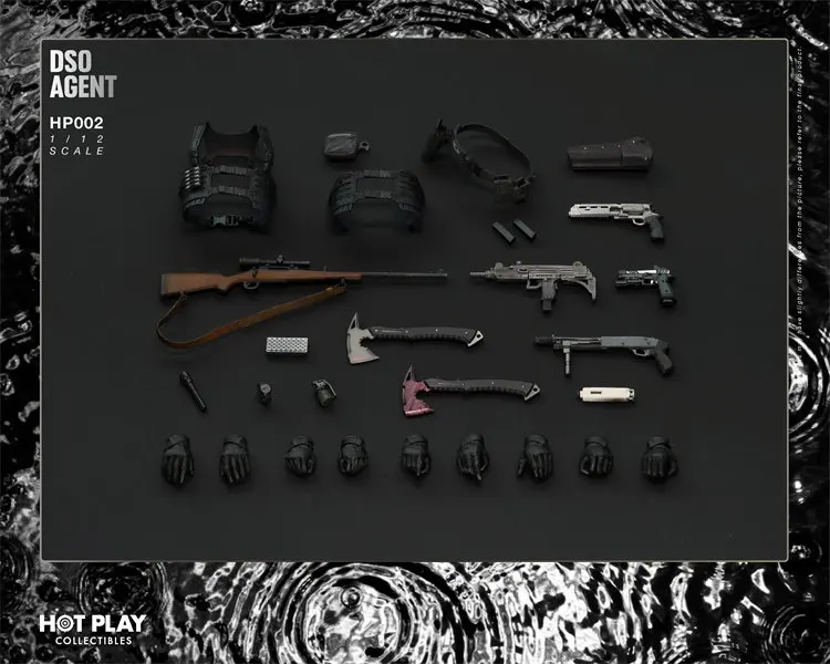 Pre-sale HOT PLAY HP002 Resident Evil Lyon DSO Agent 1/12 Action