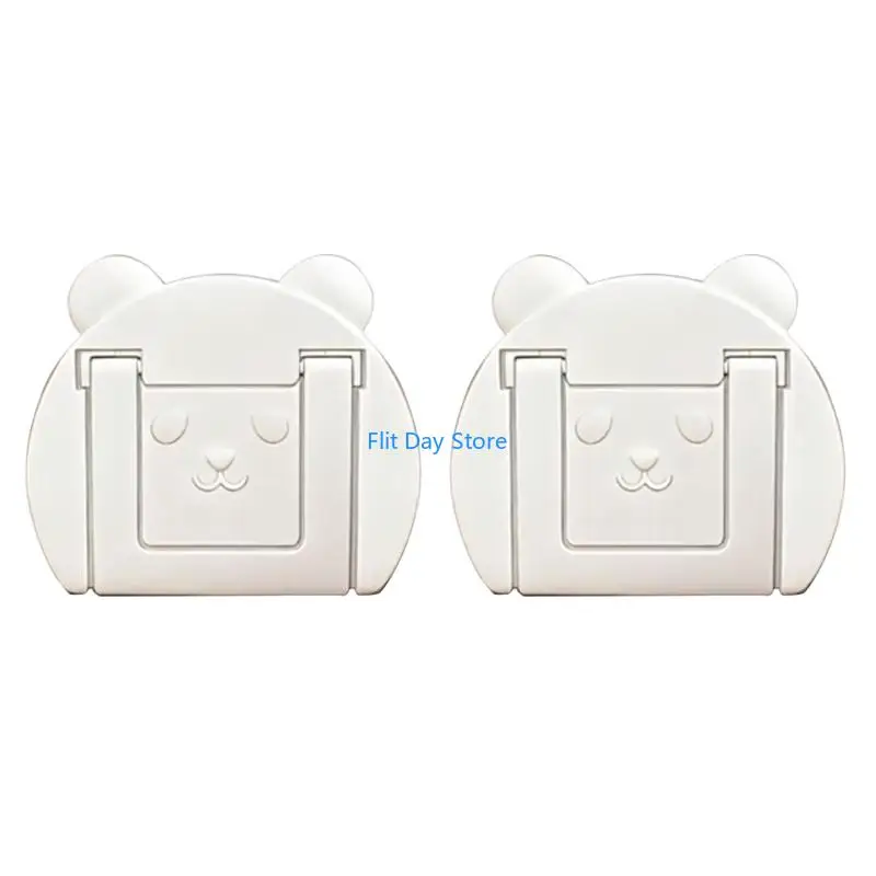 F92C Sliding Window Security Device 2PCS Adhesive Fastener Child Defense Lock