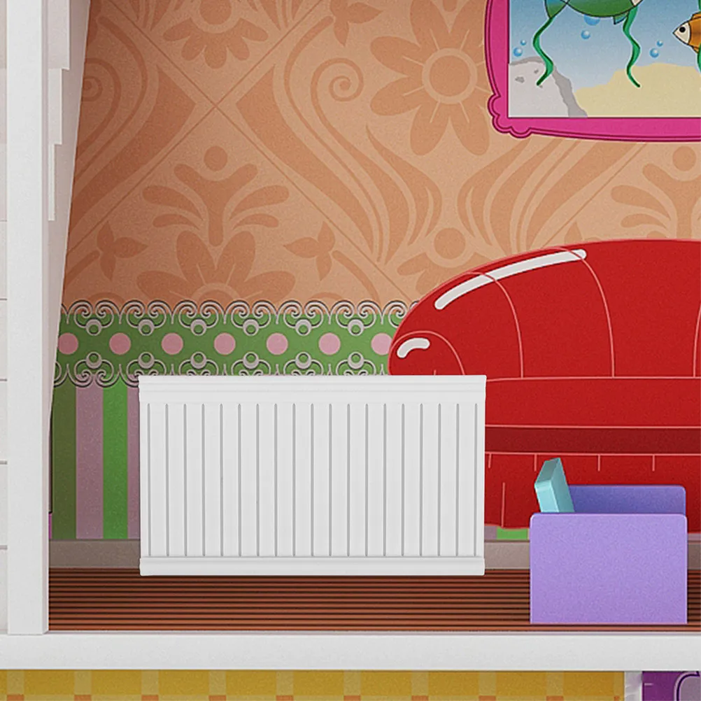 

4Pcs Miniature Wall Skirting Decor for Dollhouse Interior Trim and Molding Accessories Realistic Detailed Tiny House Building