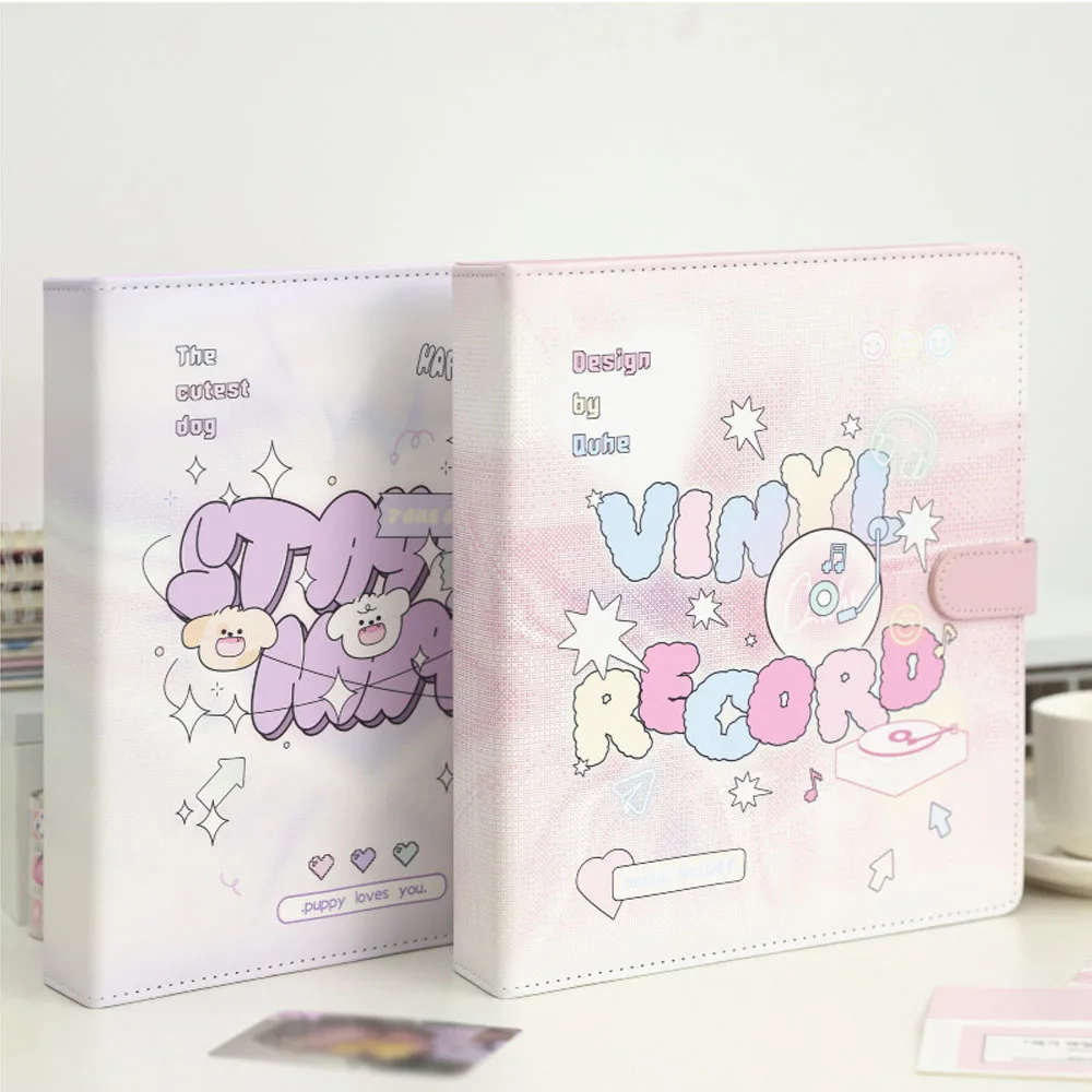 

A5 Binder Collect Book PU Leather Kpop Photocard Binder Collect Book Idol Photo Card Holder Photocard Album