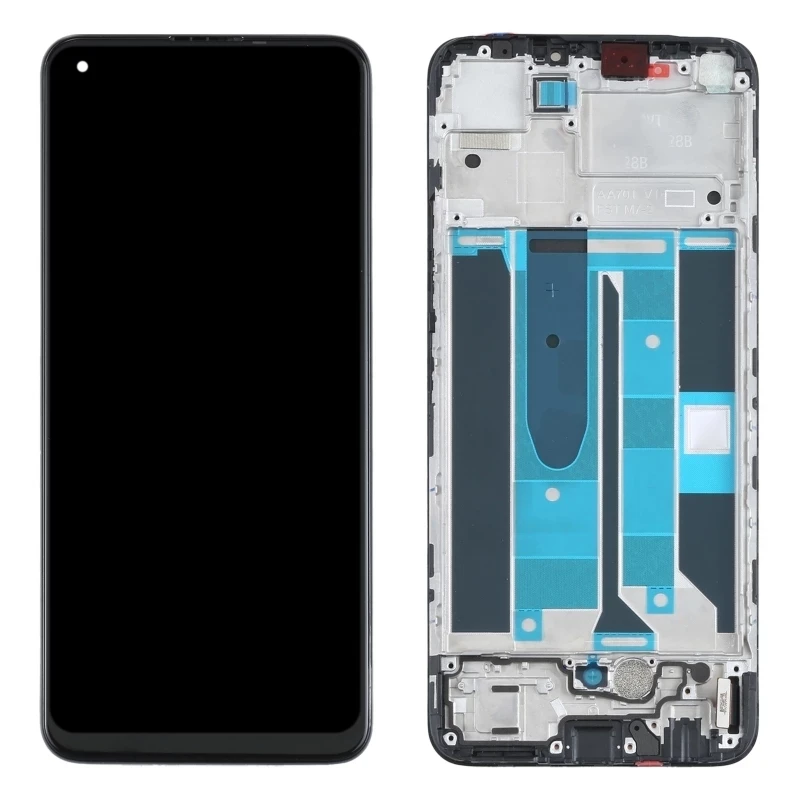 For OPPO Realme 8 4G / 8 Pro LCD Display Touch Screen Digitizer Assembly RMX3085 RMX3081 Realme 8pro LCD With Frame Replacement