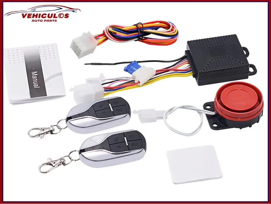 

VEHICULOS 1 комплект, 12 В, противоугонное устройство для мотоцикла, двойной пульт дистанционного управления, модель для 12 В, мотоцикл, квадроцикл, аксессуары для мотоциклов