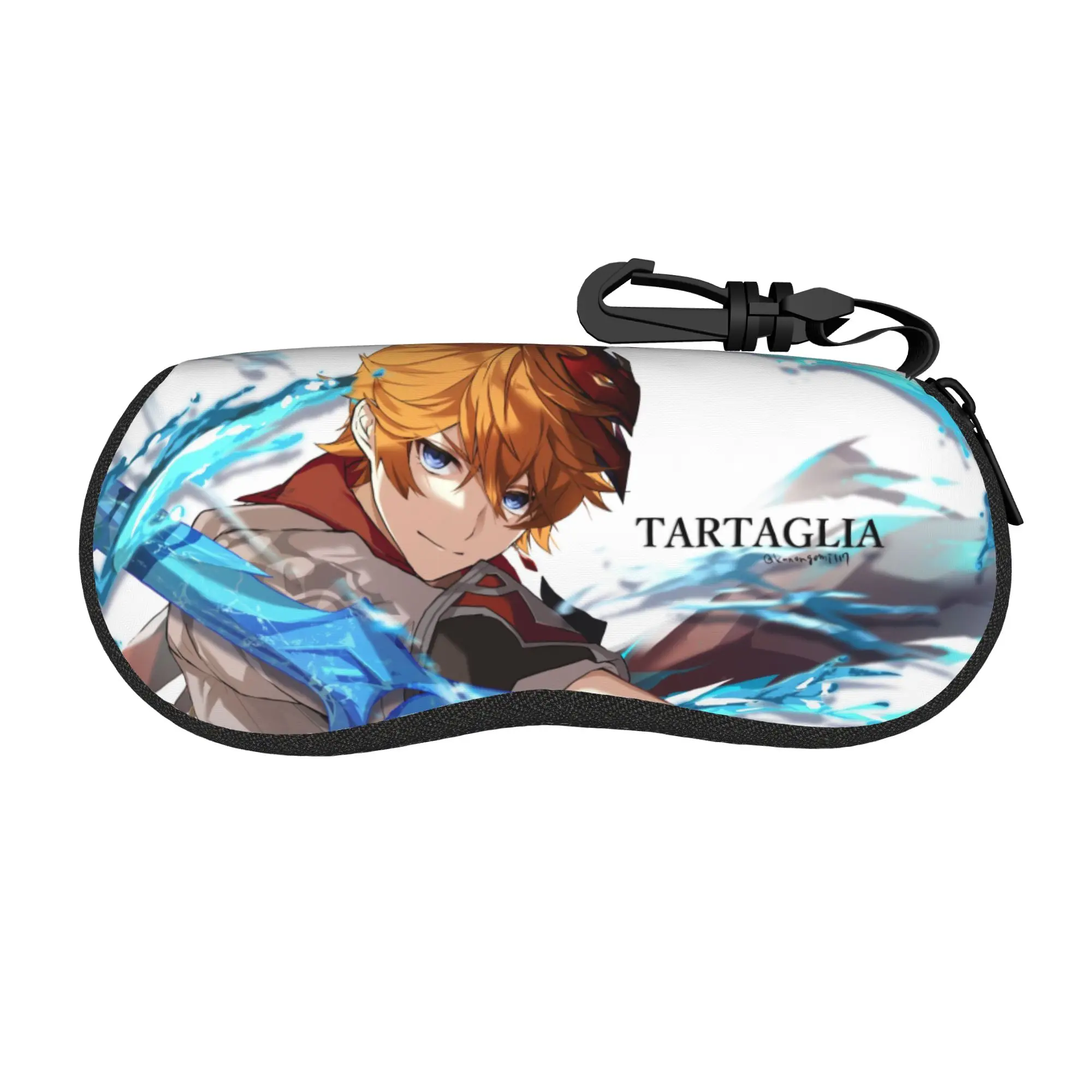Harajuku Cartoon Glasses Case Genshin Impact Childe Merchandise  Box  Sunglasses Storage Box Cartoon Eyewear Container