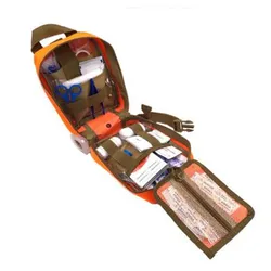19 pcs/set Camping Tactical Medical Pouch EMT Emergency Survival Kit Hunting Outdoor Box Large Size 600D Nylon Bag Package