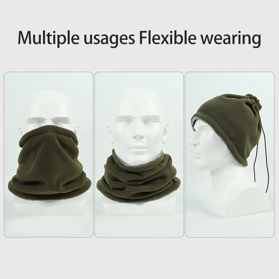 Warmer Sports Scarf for Women Men Thickened Face Cover Winter Motorcycle Skating Running Hiking Scarves Thick Cold-proof Collar