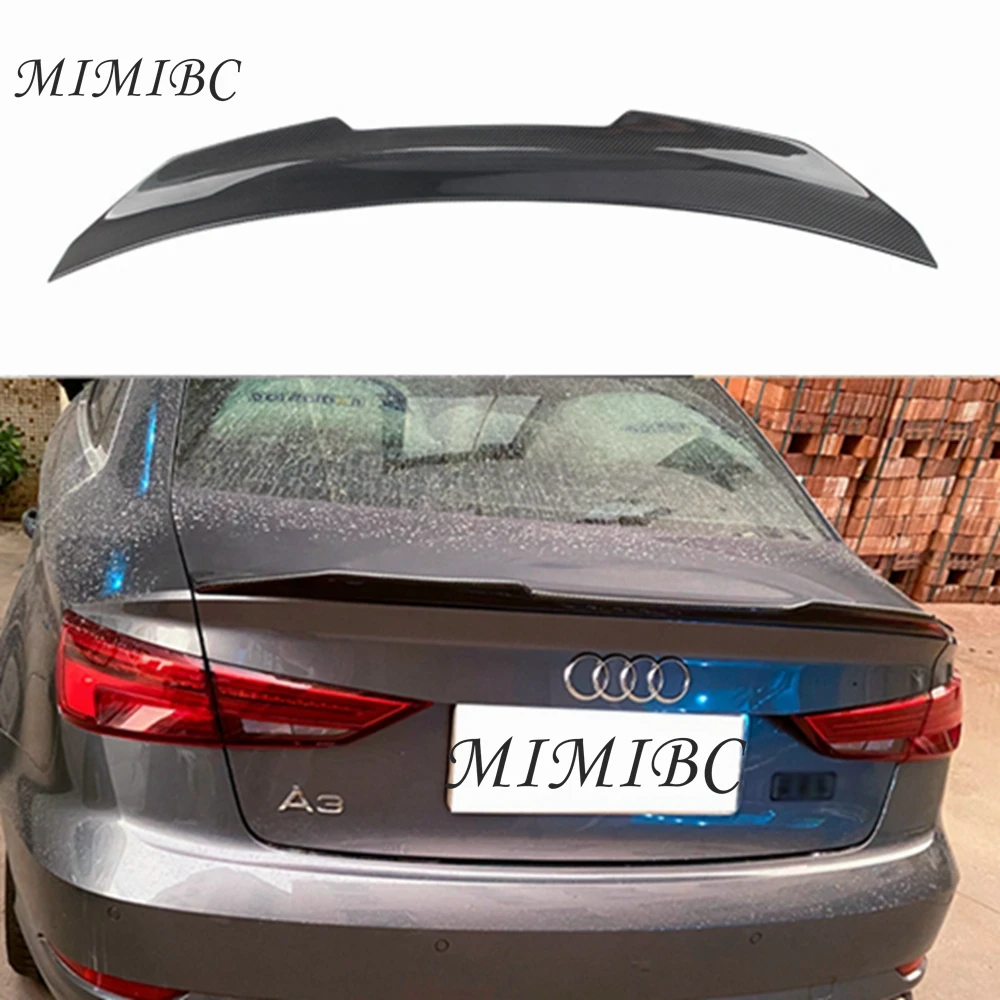 

FOR AUDI A3 S3 RS3 8V Limousine Sedan PSM Style Carbon Fiber Rear Spoiler Trunk Wing 2013 -2020 Forged carbon