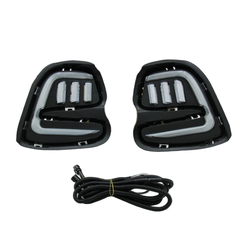 

Для Chevrolet Cavalier 2016-2018 дневные ходовые огни указатель поворота противотуманные фары белый желтый синий автомобильные аксессуары