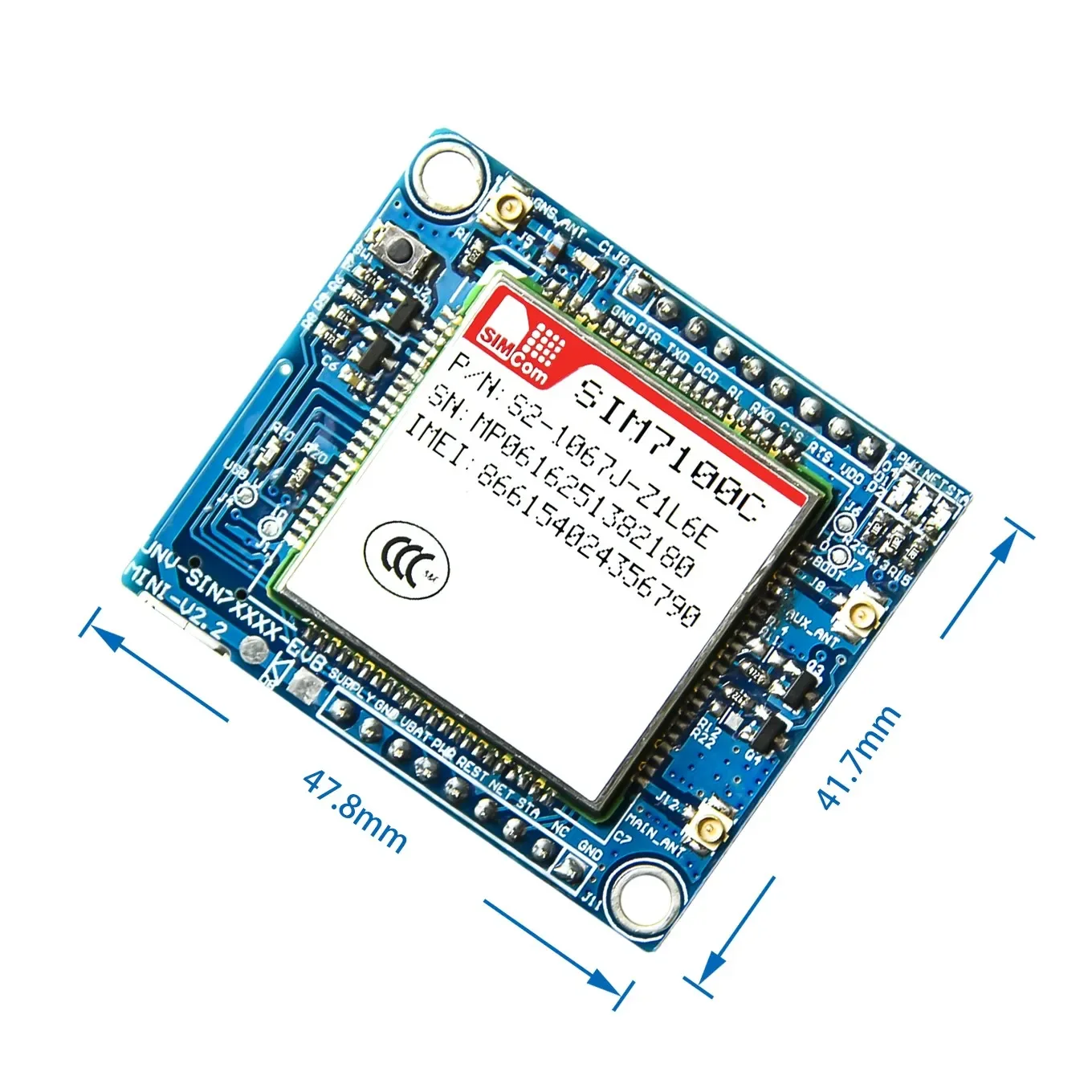 EU Network SIM7100E SIM7100C SIM7100 4G Module Development Board + Antenna for Arduino for Raspberry Pi Android Linux Windows