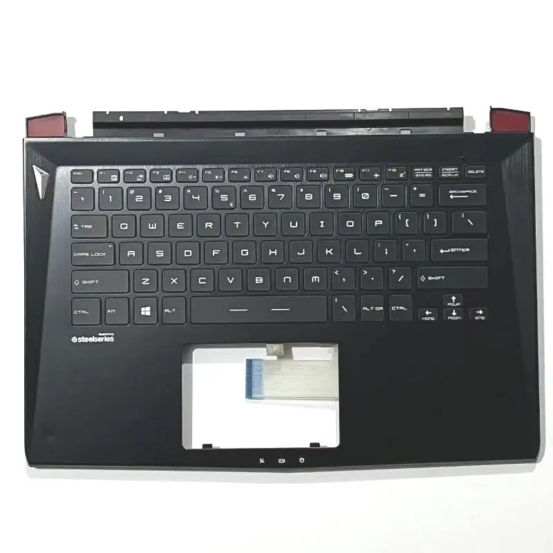 New For MSI GS40 6QD MS-14A1 Laptop Upper Case Palmrest Cover/Bottom Base Cover Lower Case